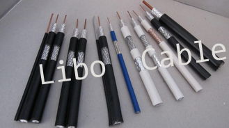 75 ohm RG540 Coaxial Cable , Bare Copper RG Cable  Braided Trunk Cable for CCTV CATV System