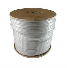 RG6 Tri-Shield Coaxial Cable for CCTV  ROSH Standard Cable  RG6 Coaxial Cable with CCS Conductor
